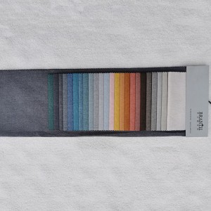 Pieza de algodón de tinte y tela de lino BNT1835